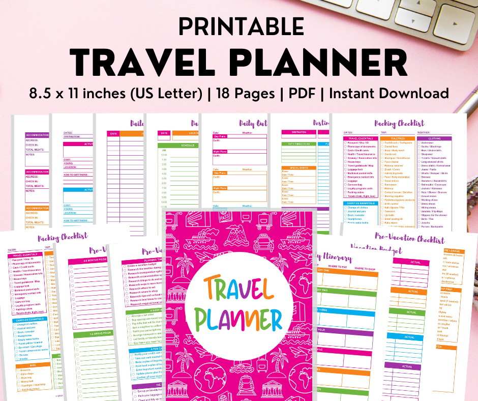Travel Planner Printables – Mint Notion Shop travel-planner-printables-mint-notion-shop