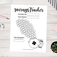 Kid's Savings Trackers Printable Bundle