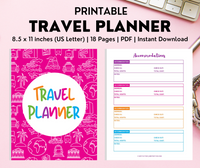 Travel Planner Printables
