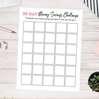 30 Day Savings Challenge - Save $1,000 In A Month