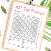 100 Day Challenge (Printable Tracker)