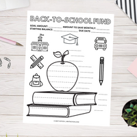 Back-To-School Sinking Fund (Printable)