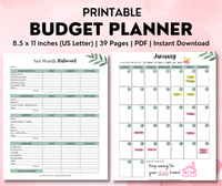 Budget Planner Printables