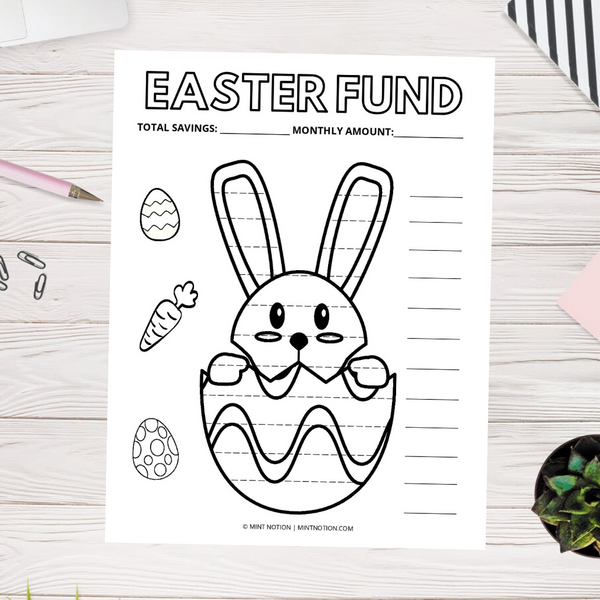 Easter Fund Savings Tracker (Printable)