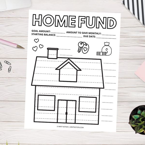 House Sinking Fund Tracker (Printable)