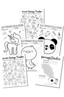 Kid's Savings Trackers Printable Bundle