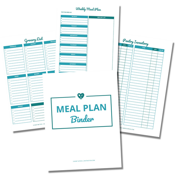 42 Meal Prep Tools From The Dollar Tree  Meal planning printable, Meal  planning tool, Meal planning binder