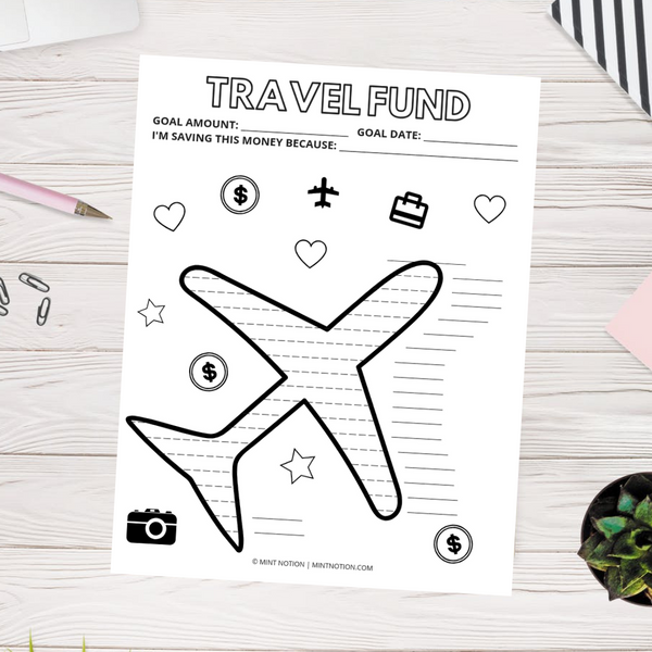 Travel Savings Tracker (Printable)