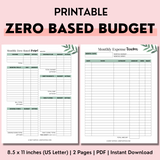 Zero-Based Budget (Printable)